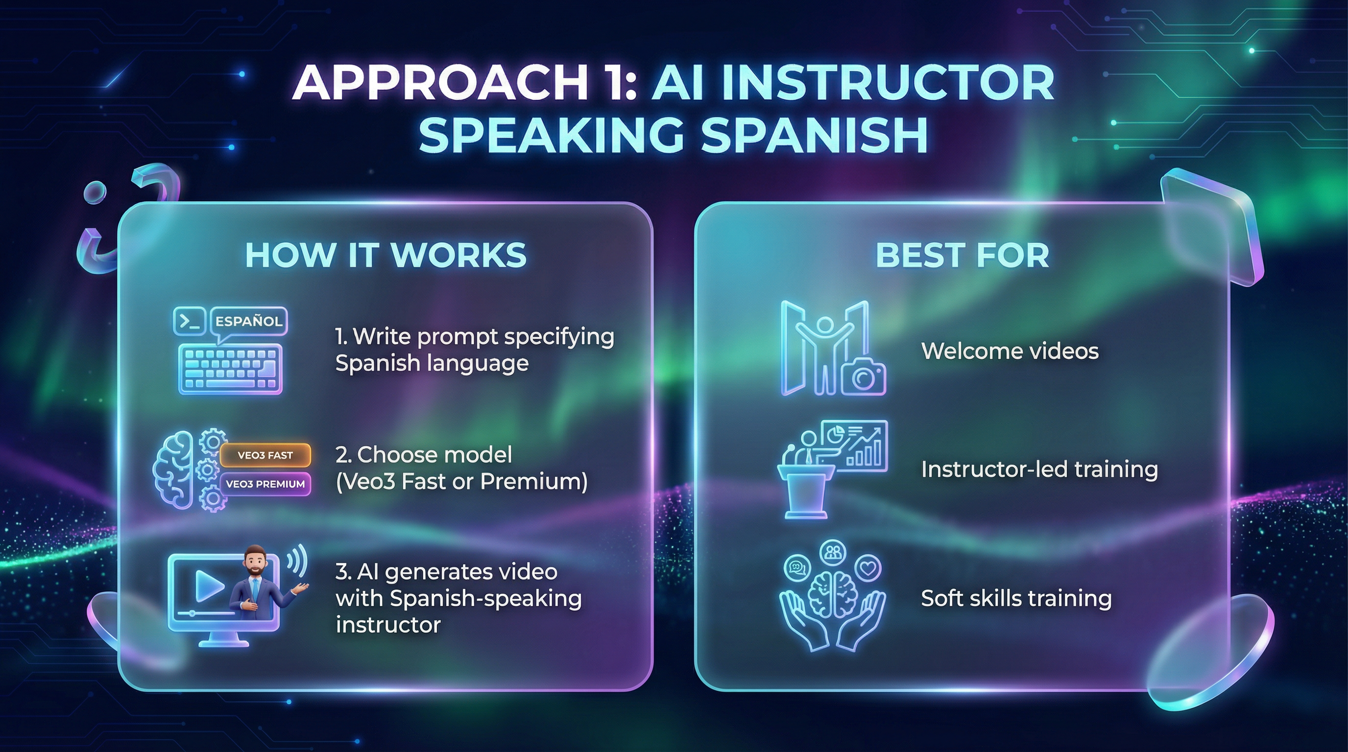 AI Instructor Speaking Spanish