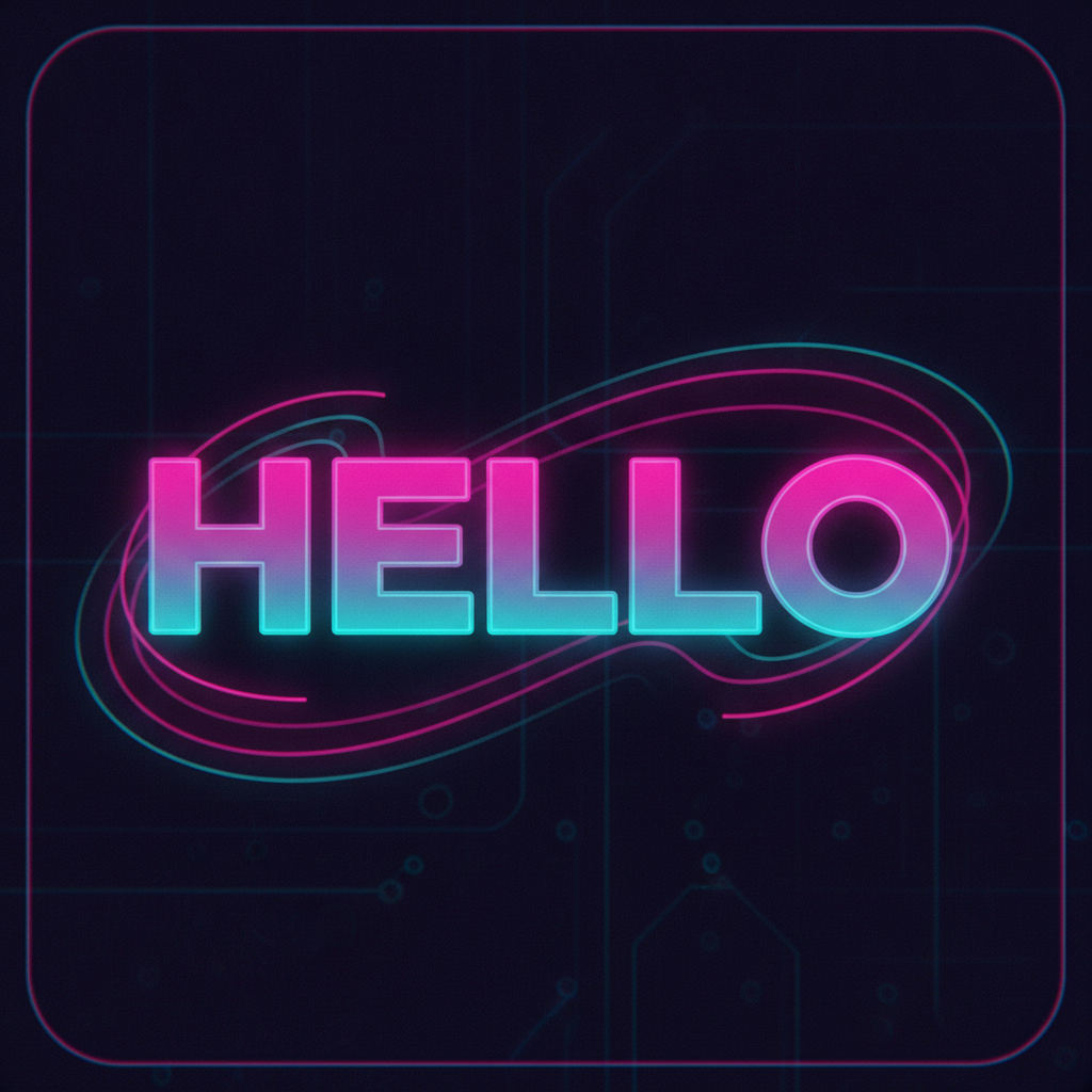 AI animated GIF creator result — a glossy animated sticker character with sparkle and glitter effects