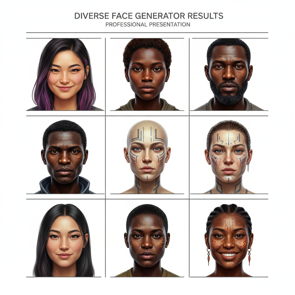 AI Face Generator - Fantasy Character