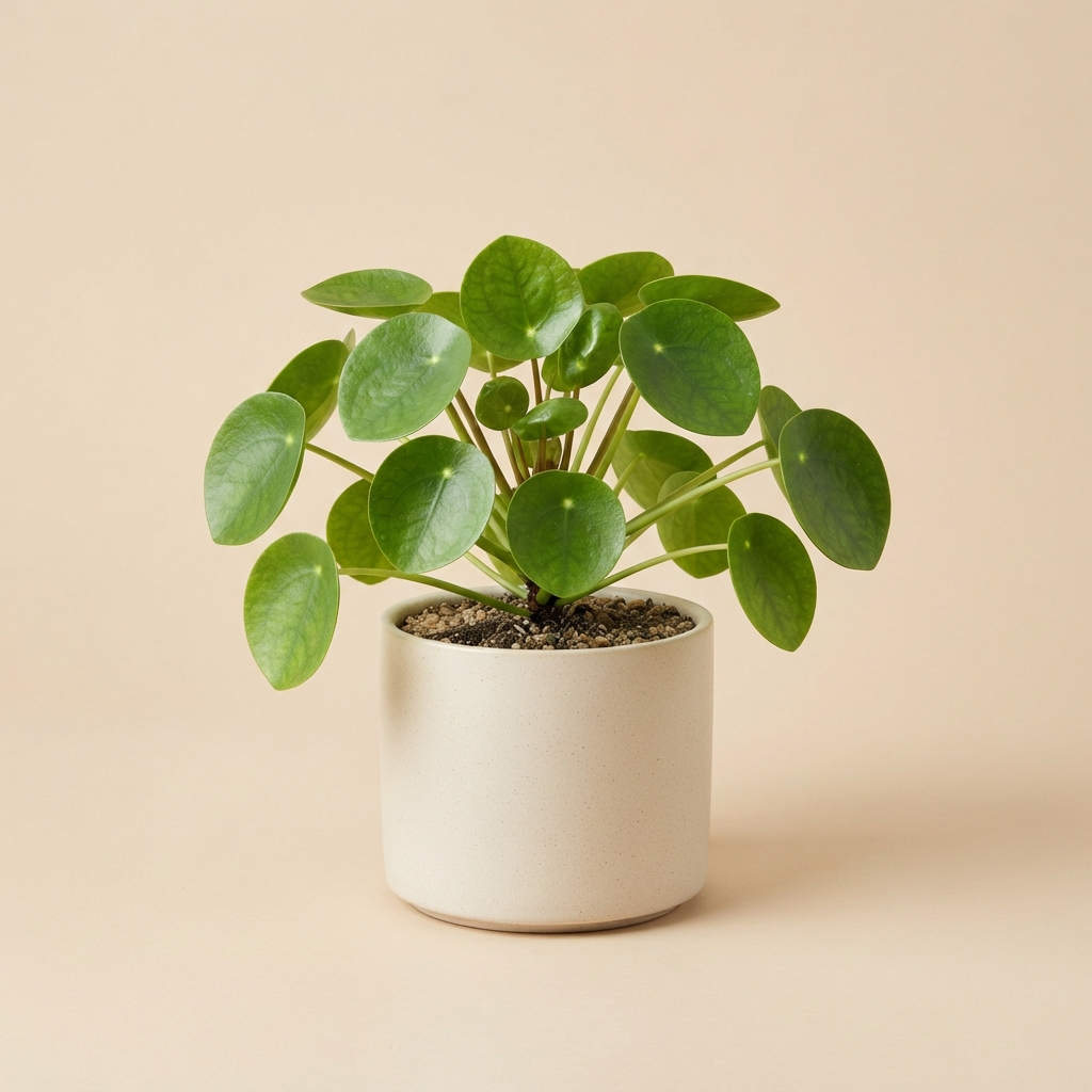 AI image background removal result — a potted plant cut out cleanly with crisp leaf edges on a transparent background