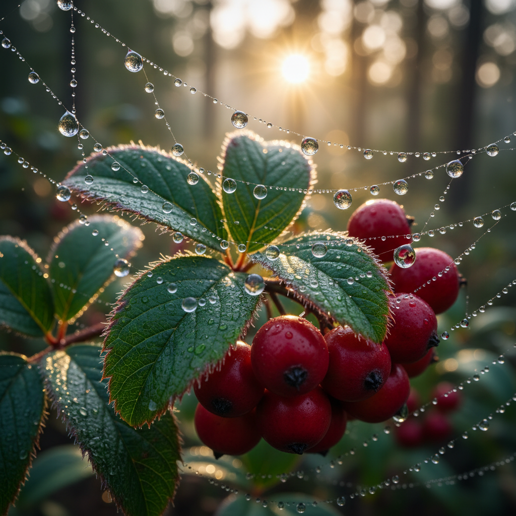 AI image upscaling feature result — a detailed nature photo enlarged with perfect clarity and fine texture
