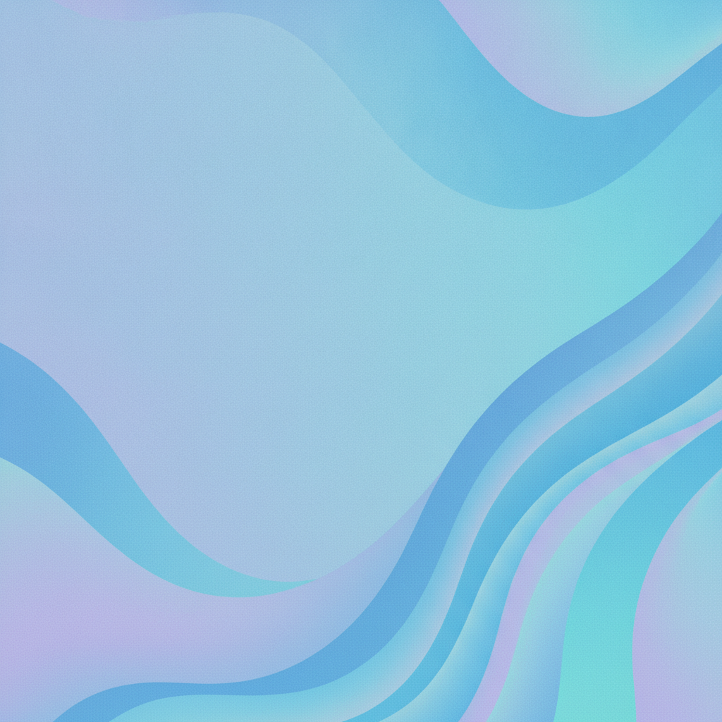 AI stock image of a soft blue and violet gradient wave abstract background for a web banner