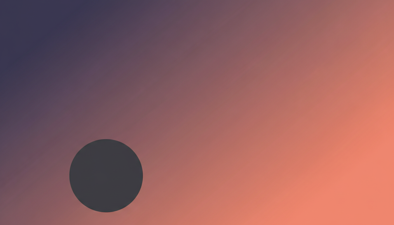 AI Discord banner generator example — a blurple to coral gradient banner with a dark circle marking where the Discord avatar overlaps