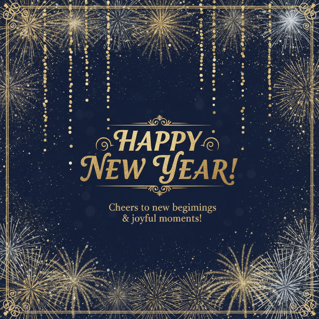 ai holiday card maker new year card design