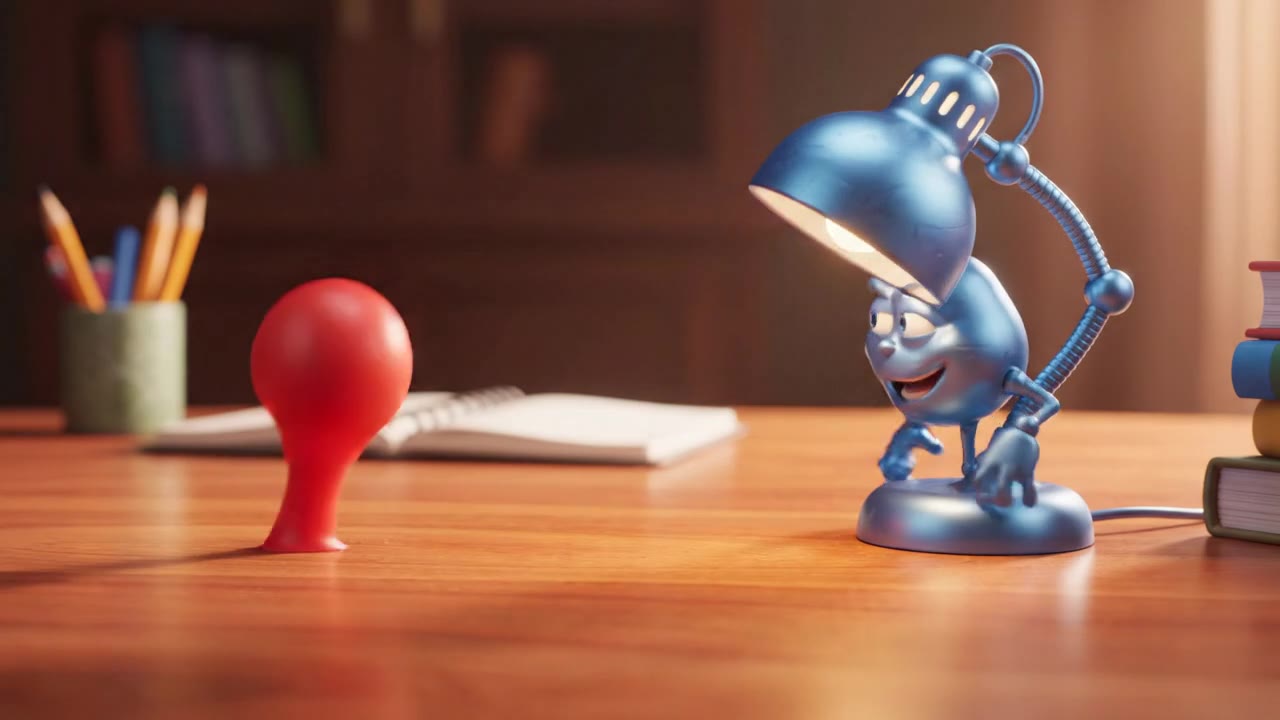 Pixar-Style Desk Lamp