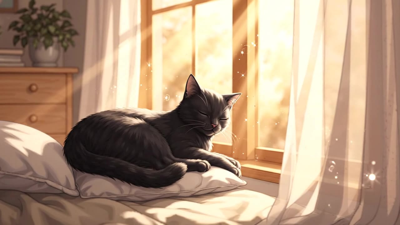 Cozy Slice-of-Life Cat