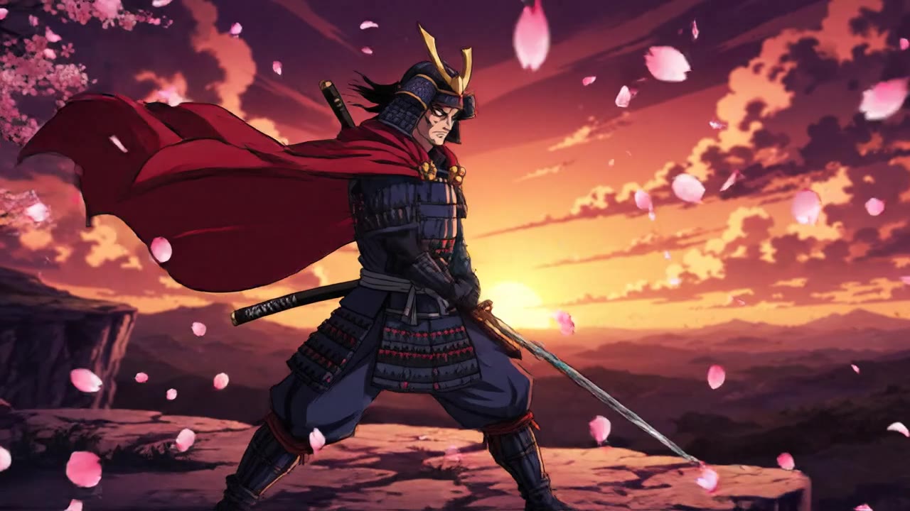 Samurai at Sunset