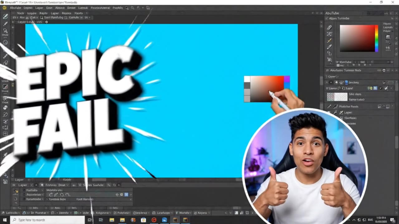 Thumbnail Design Timelapse