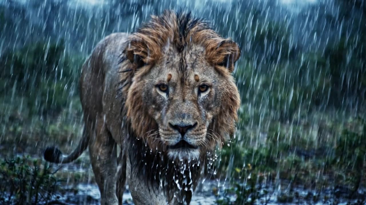 [viral-wow] Ultra-photorealistic close-up of a majestic lion…
