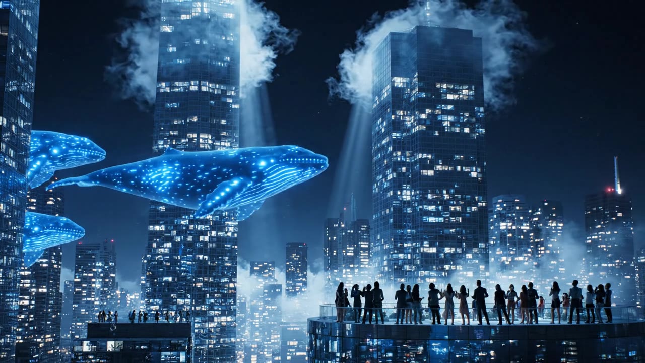 Whales Over the City