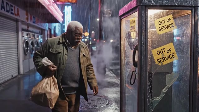 An impossible-scenario emotional short: a long-dead payphone…