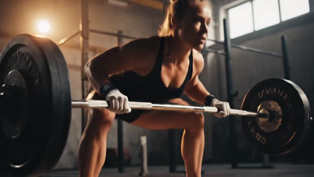 [fitness-ad] A high-energy 8-second gym commercial featuring…