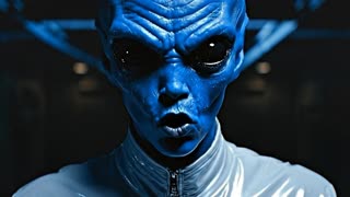 alienigena entra a un cuarto oscuro y habla hacia una camara como si la estuvieran grabando y dice lo siguiente:
solo un planeta se salvará asi que les deseamos lo mejor a todos