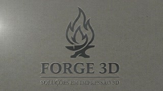 Elegant and professional logo animation. A cinematic soft light sweep passes smoothly across the metallic silver logo from left to right. Delicate volumetric lighting highlights the contours of the flame emblem and the text 'FORGE 3D'. Clean minimalist dark studio background, subtle motion blur, high-end corporate intro style, 4k resolution, no explosions.

