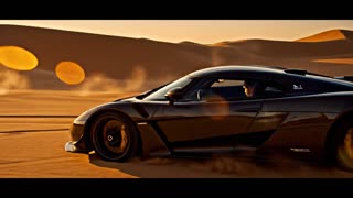 Koenigsegg Hypercar in the Dubai Desert