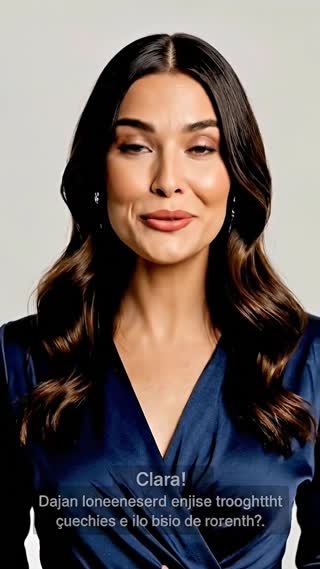 Generate one video with 5 sequential scenes. Each scene shows a different young woman speaking directly to the camera with perfect lipsync, natural facial expressions, soft cinematic lighting, clean elegant background, realistic look, slight friendly sensuality, 4K quality. Chest-up shot, subtle gestures, one take per scene.

Scene 1 – Brazil (São Paulo)
Brazilian brunette “Carolina”, light skin, brown eyes, modern style.
Line: “Olá Gustavo, sou a Carolina. Lembra de mim? Estou passando por aqui para te desejar um feliz aniversário! Tudo de bom pra você!”

Scene 2 – Mexico
Mexican brunette “Sofía”, light skin, brown eyes, long straight dark hair.
Line: “Hola Gustavo, soy Sofía. ¿Te acuerdas de mí? Solo paso por aquí para desearte un ¡feliz cumpleaños!”

Scene 3 – Singapore
Singaporean Asian woman “Yuna”, fair skin, dark eyes, long black hair.
Line: “Hi Gustavo, I’m Yuna. Do you remember me? I’m just stopping by to wish you a happy birthday!”

Scene 4 – Barcelona
Catalan brunette “Clara”, light skin, green eyes, Mediterranean look.
Line: “Hola Gustavo, soy Clara. ¿Te acuerdas de mí? Paso por aquí para desearte un ¡feliz cumpleaños!”

Scene 5 – Portugal
Portuguese brunette “Maria”, light skin, brown eyes, elegant natural style.
Line: “Olá Gustavo, sou a Maria, fazemos ginásio juntos. Estou a passar por aqui para te desejar muitos parabéns!”

Audio must be included in all scenes with correct language and perfect lipsync. in a cinematic scene with professional lighting, shallow depth of field, and movie-quality visual effects in a cinematic scene with professional lighting, shallow depth of field, and movie-quality visual effects