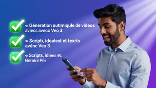 🎥 Crée des vidéos professionnelles avec l’Intelligence Artificielle, sans montage compliqué !

Tu veux faire des vidéos virales pour TikTok, Facebook, YouTube ou ton business ?
Ce logiciel IA tout-en-un est fait pour toi 👇

✅ Génération automatique de vidéos avec Veo 3
✅ Scripts, idées et textes puissants avec Gemini Pro
✅ Aucun montage technique requis
✅ Parfait pour débutants et professionnels
✅ Idéal pour le marketing digital, les réseaux sociaux et la vente en ligne

🚀 Gagne du temps, crée plus vite et attire plus de vues

💰 Prix exceptionnel : 3 500 FCFA seulement
📥 Accès immédiat après paiement
📱 Fonctionne sur téléphone et ordinateur

👉 Clique maintenant et commence à créer des vidéos pro avec l’IA !
