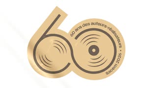 Create a refined, minimalist 7-second animation using the uploaded logo as an immutable reference image.

Preserve the original logo exactly: the number 60, all vinyl grooves, every letter of the curved text, the SACEM 2026 inscription, the exact brown color, the white background, and all original proportions.

The logo remains completely stationary. A soft, warm studio light slowly sweeps across the existing vinyl grooves, producing a subtle satin-like highlight. The reflection fades naturally without changing the shapes or colors of the logo.

No rotation, no movement of the discs, no 3D transformation, no depth, no shadows added to the logo, no new elements, no camera movement, no zoom, no distortion, no altered lettering.

Clean, elegant, restrained, suitable for a professional anniversary event screen. Fixed square composition. End on the exact original still image.